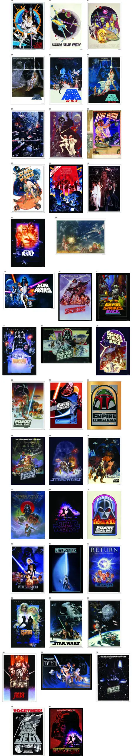 STAR WARS POSTER COLLECTION - Happyくじ