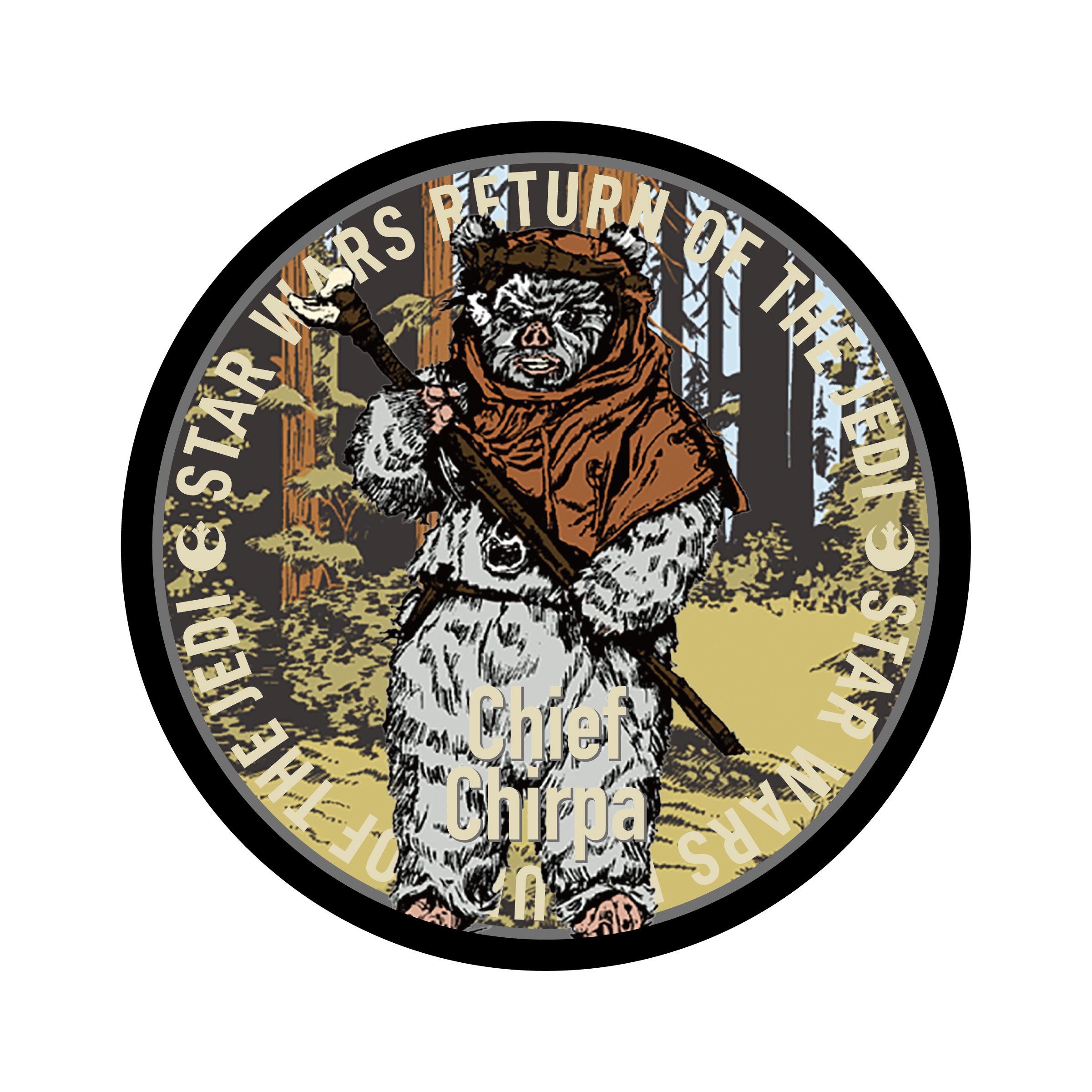 STAR WARS 缶バッジ　イウォーク STAR WARS 缶バッジ イウォーク STAR WARS 缶バッジ イウォーク STAR