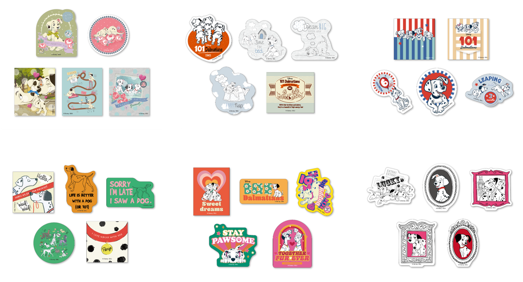 ダルメシアン柄がかわいいわんちゃんが大集合！Happyくじ『Disney 101
